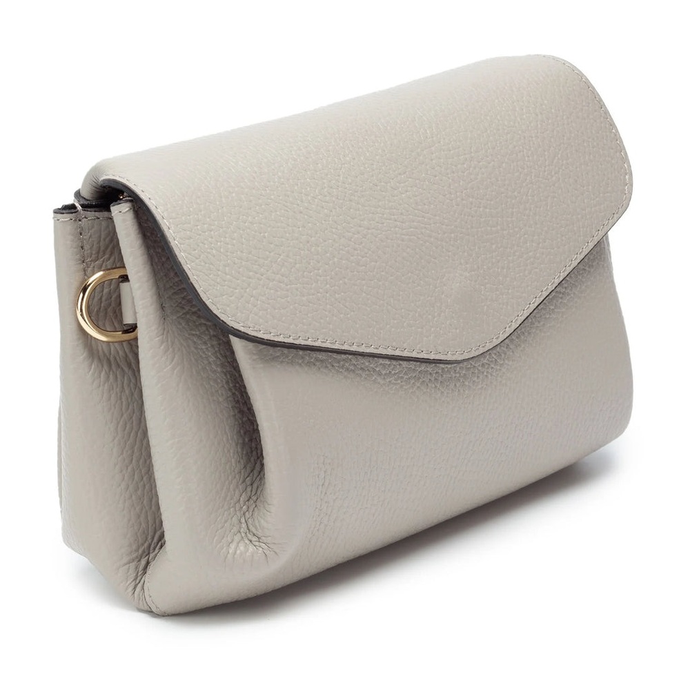 Elie Beaumont Italian Leather Envelope Bag in Stone